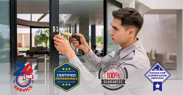 Andersen Sliding Door Latch Replacement in Hallandale Beach