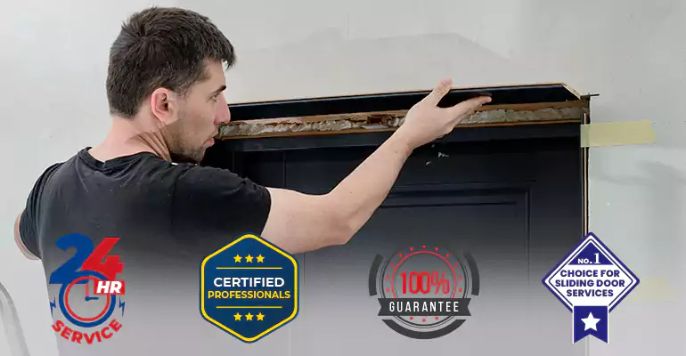 Wood Door Crack and Hole Repair in Hallandale Beach